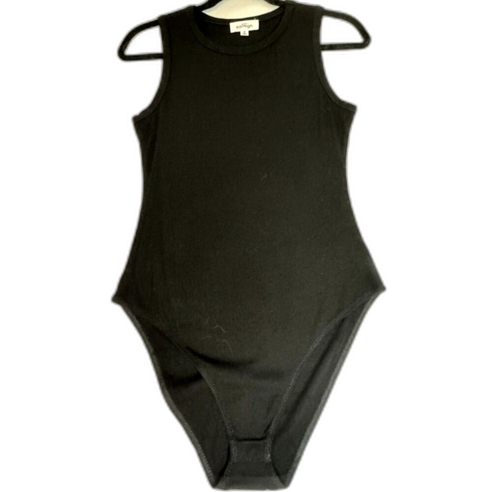 Kaileigh Chana Knit Bodysuit, Sleeveless – Black – Size Small – NWOT